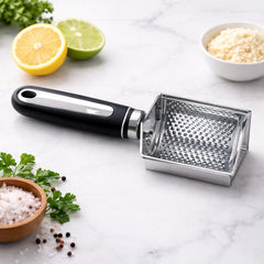 U-Shaped Stainless Steel Grater – Handheld Kitchen Grater - Habitt
