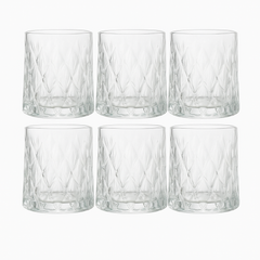 Clear Glass Tumbler 370 ml – Set of 6 - Habitt