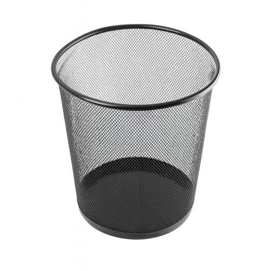 Waste Paper Basket – Mesh-Style Office & Home Dustbin (Medium, Large) - Habitt