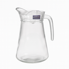 Wide-Base Clear Glass Jug – 1 Piece (1580 mL) - Habitt