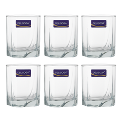Clear  Tumbler 355 ml – Set of 6 - Habitt