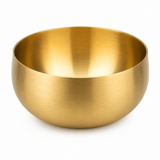 Golden Soup Bowl