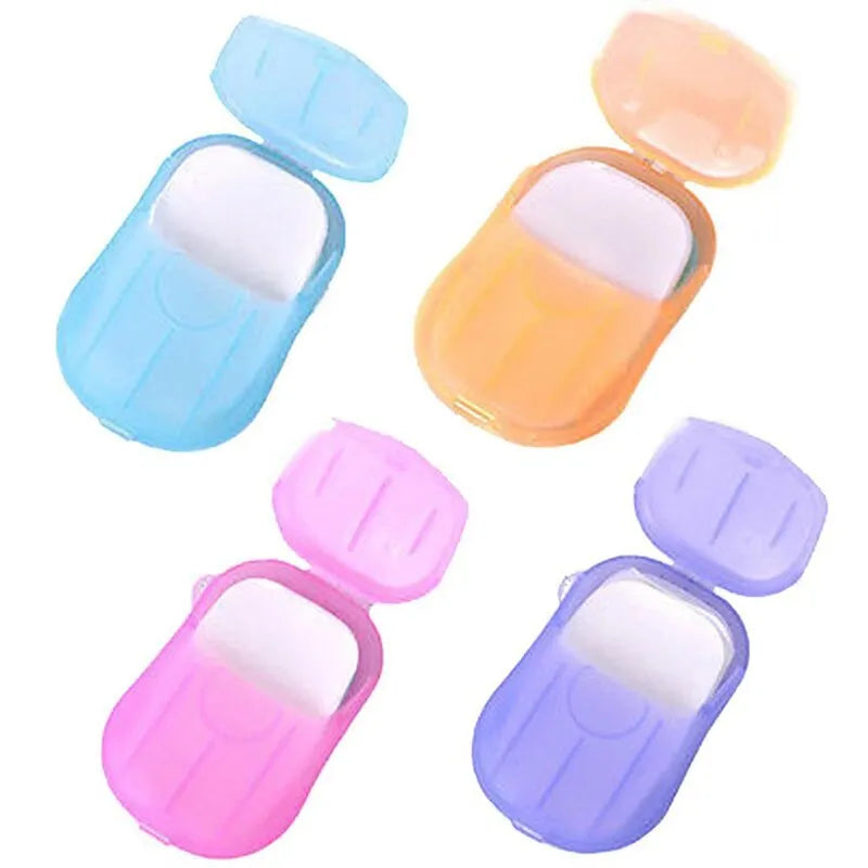 1 Pc Travel Paper Soap – Compact Cleanliness On-the-Go (ASSORTED) - Habitt