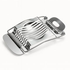 Stainless Steel Egg Slicer – Heavy-Duty Iron Egg Cutter for Perfect Slices - Habitt