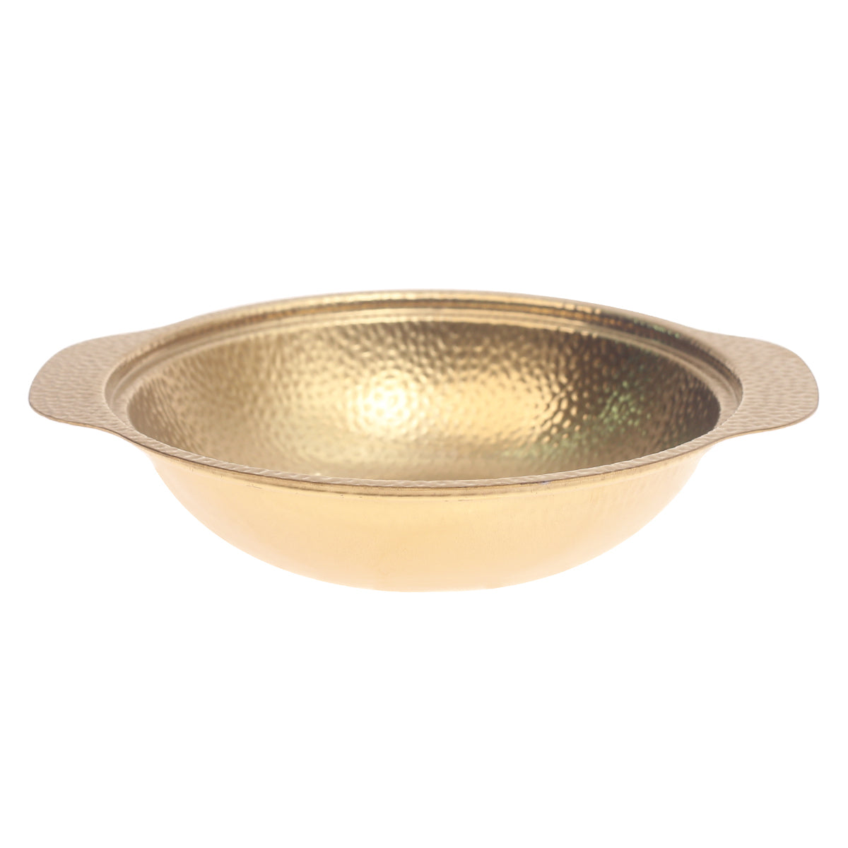 Gold Snowflake Bowl – Textured Metal Finish (20cm & 24cm) - Habitt