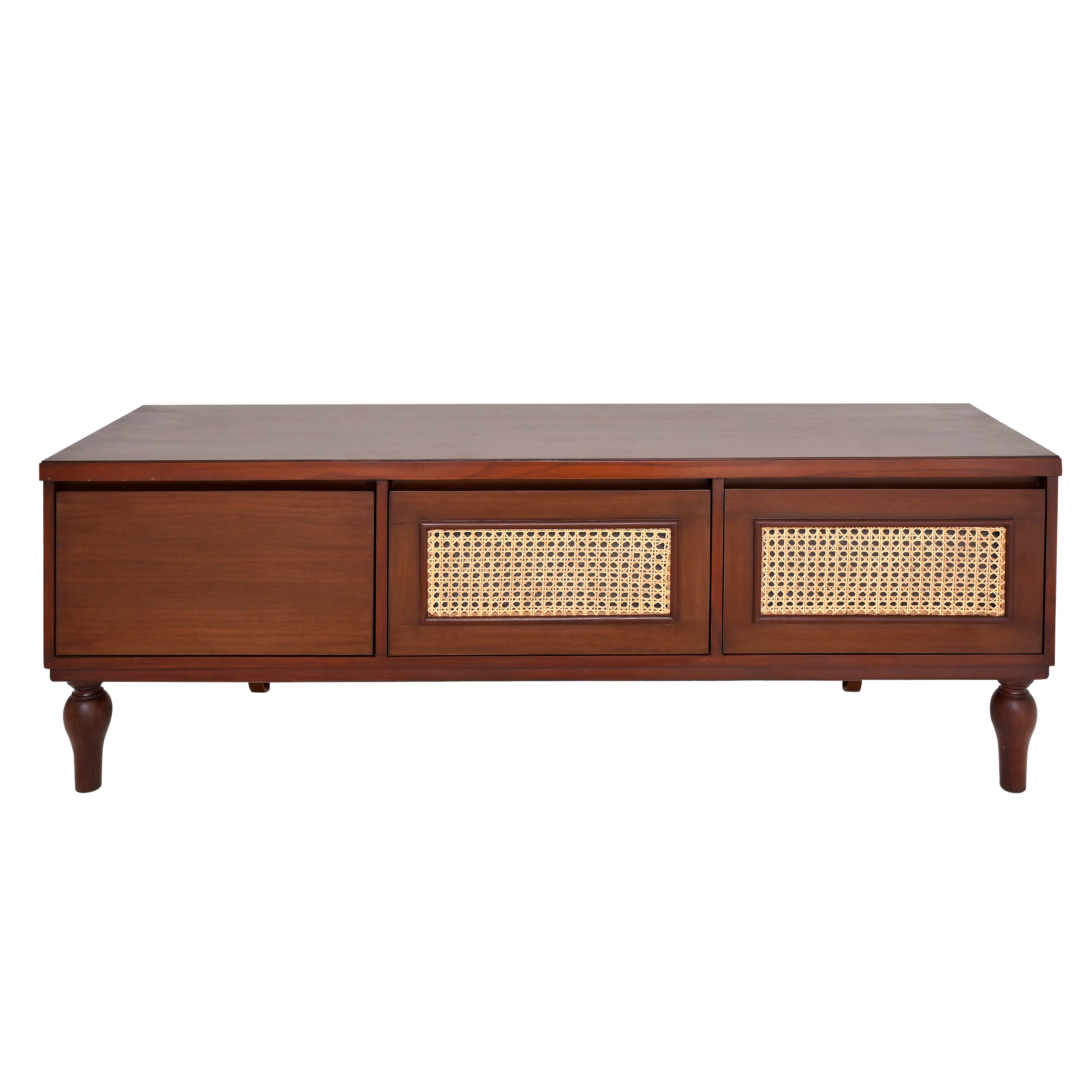 Gul Bahar Luxury Bedroom Set - King Bed + 6-Drawer Dresser + Tv unit - Modern Classic Collection - Habitt