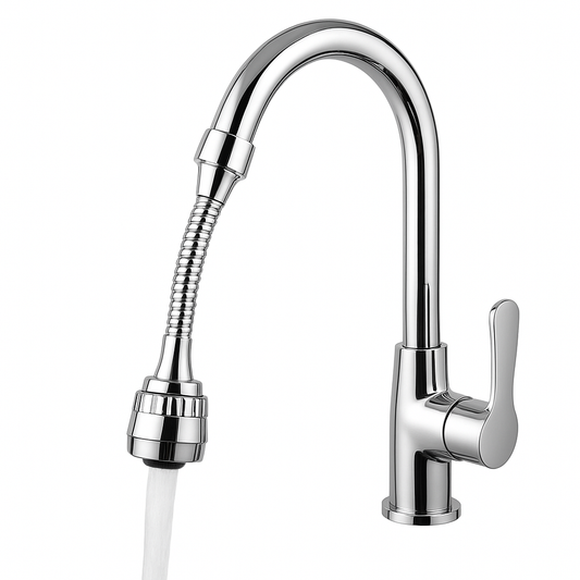 Turbo Flex 360° Shower Faucet Head for Easy Rotation, Dual Spray & Efficient Cleaning - Habitt
