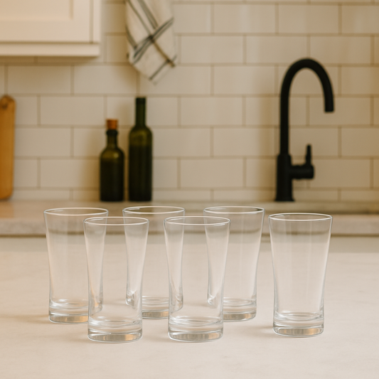 Tumbler Glass – 280 ml (Set of 6) - Habitt