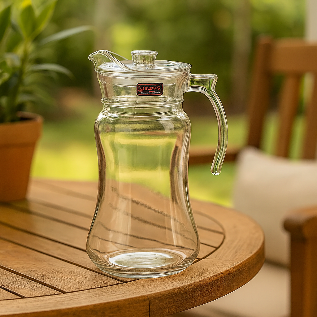 Premium Clear Glass Jug – 1 Piece (1700 mL) - Habitt