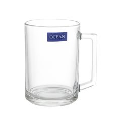 560 ml Large Clear Glass Mug – Heavy-Duty Beverage Mug for Water, Juice, Coffee, Shakes & Daily Use (1 Pc) - Habitt
