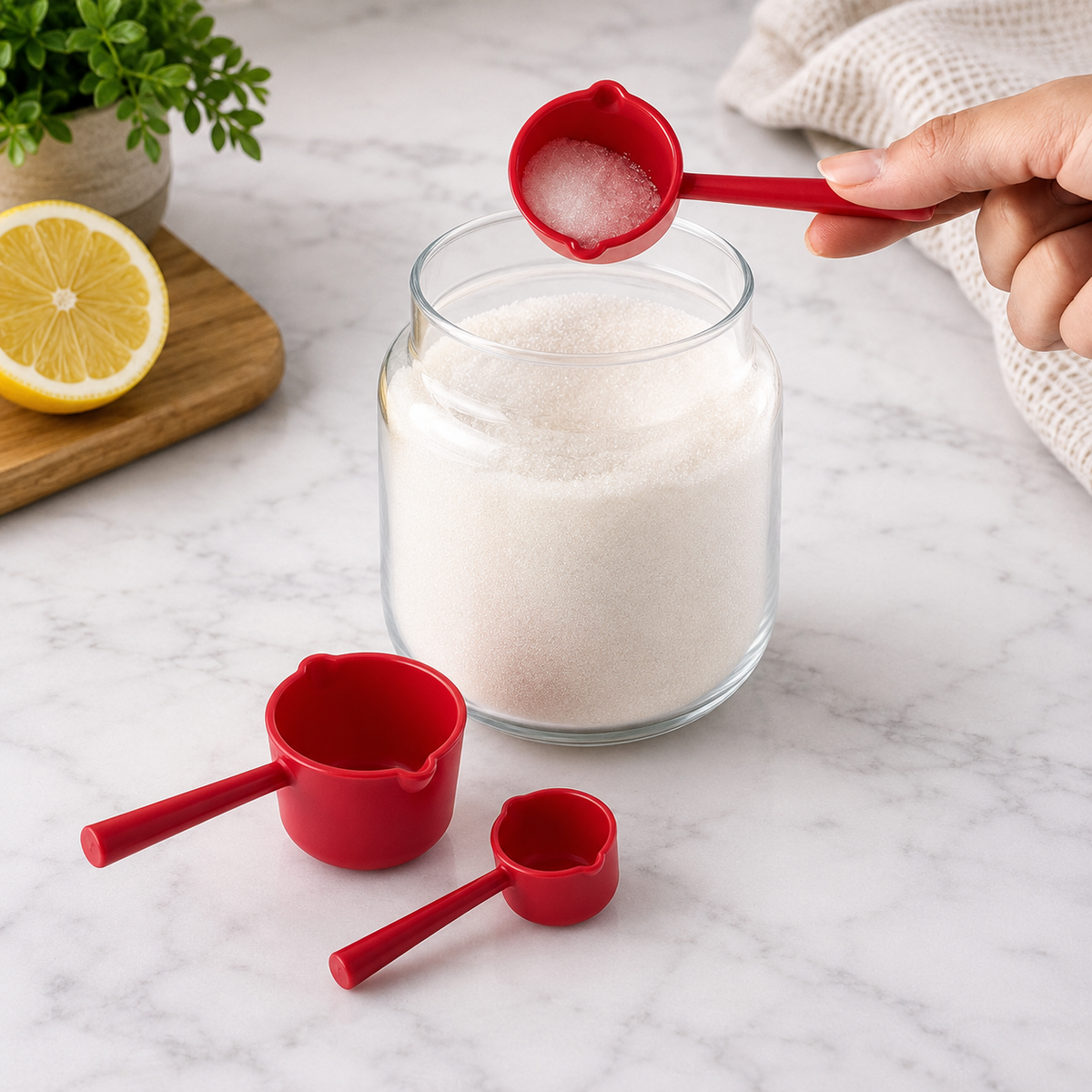 3-Piece Measuring Spoons Set – Durable, Easy-Pour Kitchen Measuring Tools for Baking & Cooking