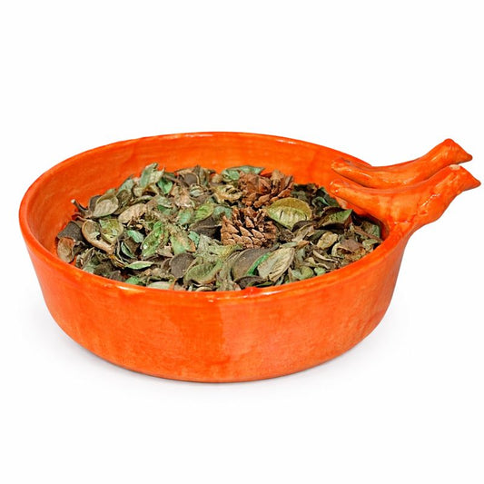 Bird Feeder Bowl – Medium Ceramic | Handcrafted Outdoor Feeding Bowl - Habitt