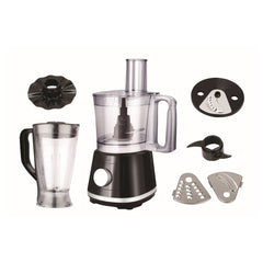 Food Processor SPF4051BK 800W with 2.1L Bowl & 1.5L Blender – Multi-Function Stainless Steel Blade System - Habitt