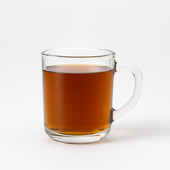 Deli Glassware Mug Set 240ml (ZB24) – 6-Piece Clear Glass Tea & Coffee Mugs - Habitt