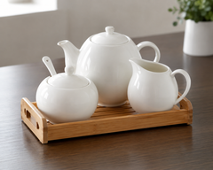 Imperial Tea Milk & Sugar Set With Tray