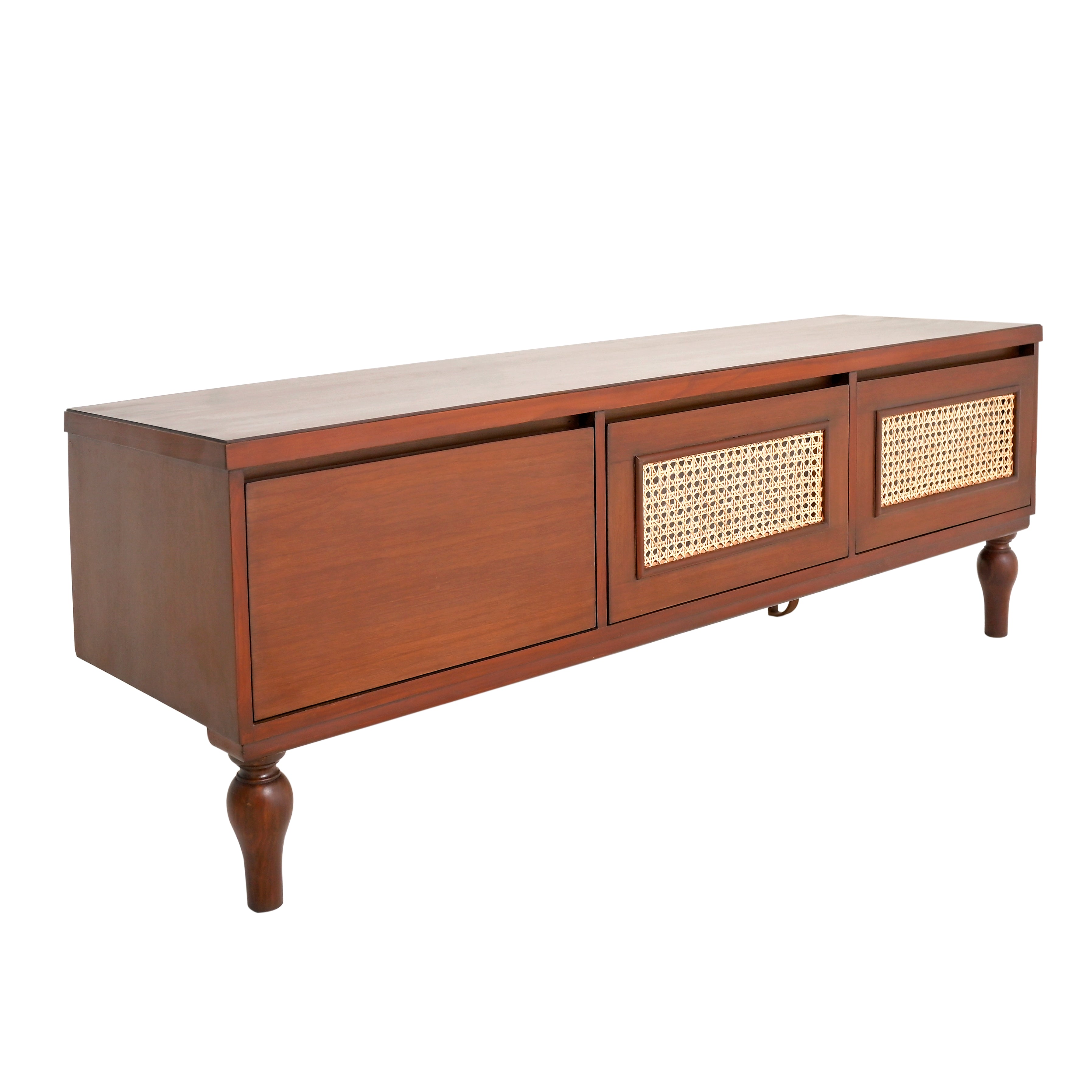 Gul Bahar Luxury Bedroom Set - King Bed + 6-Drawer Dresser + Tv unit - Modern Classic Collection - Habitt