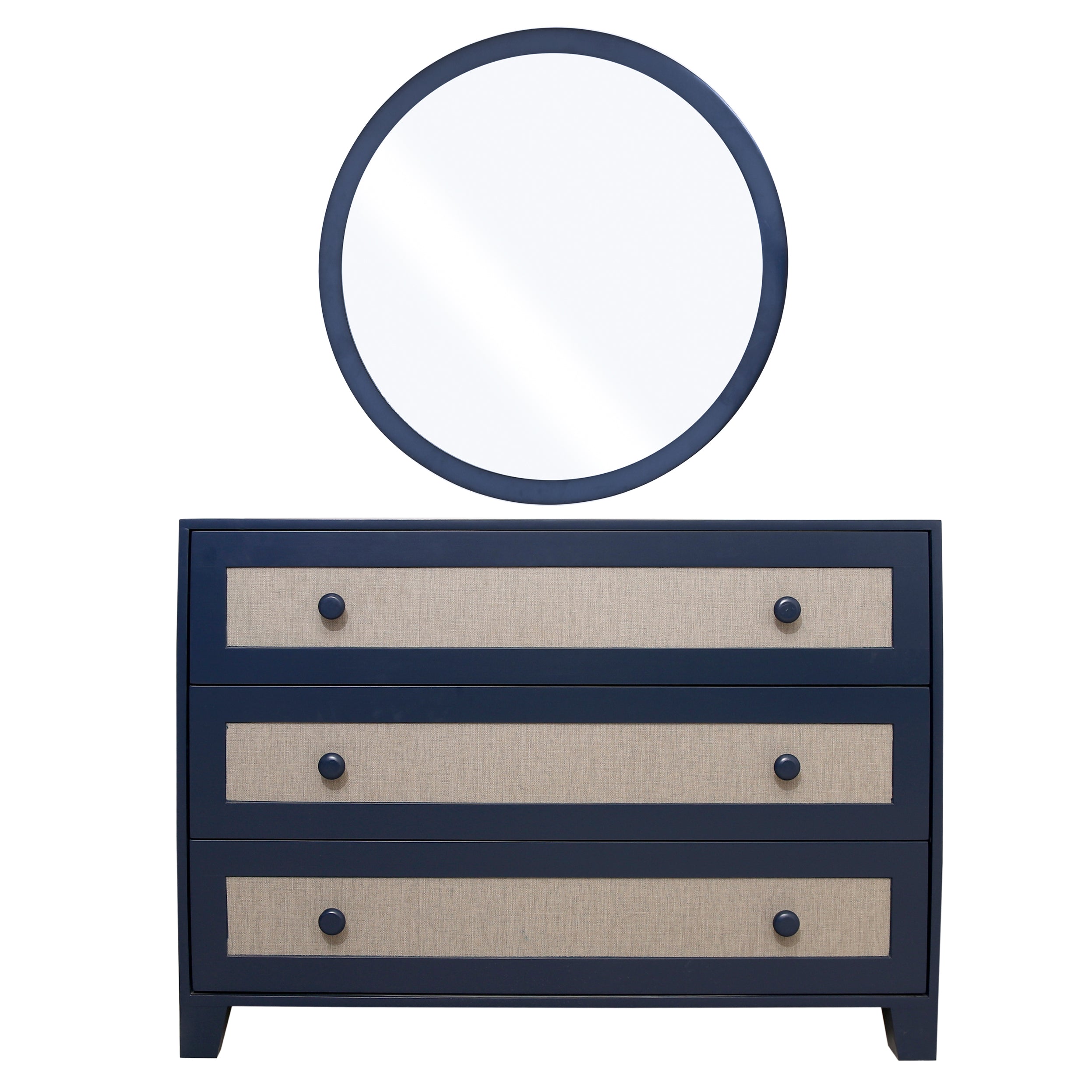 Lancaster Bedroom Set – Bed, Dresser & Wardrobe – Elegant Dual-Tone Finish - Habitt