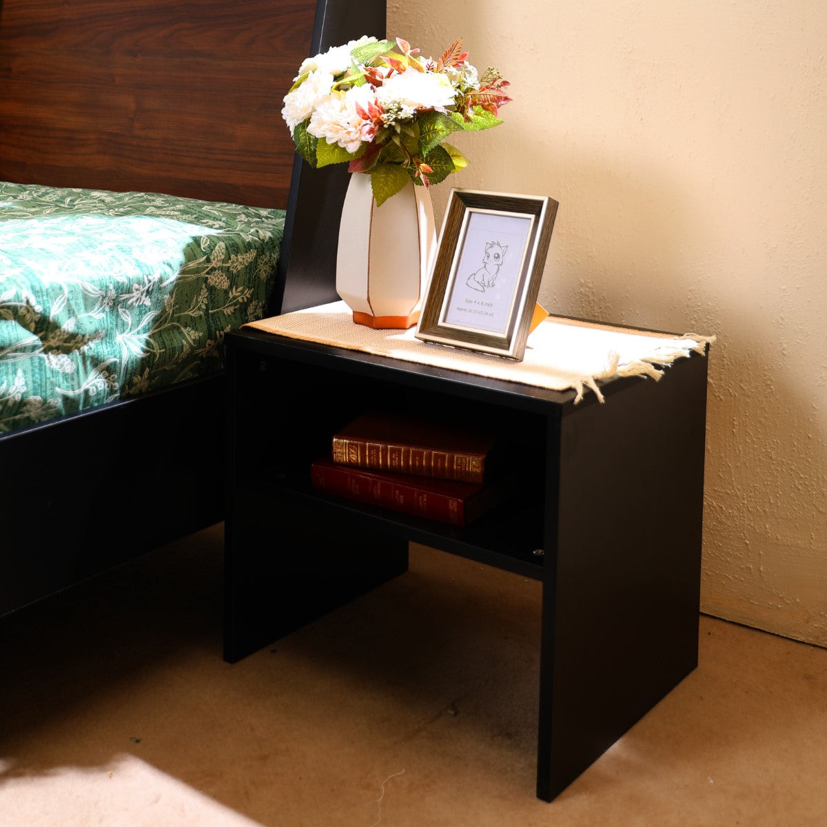 Savior Bed With Two Side Tables - Habitt