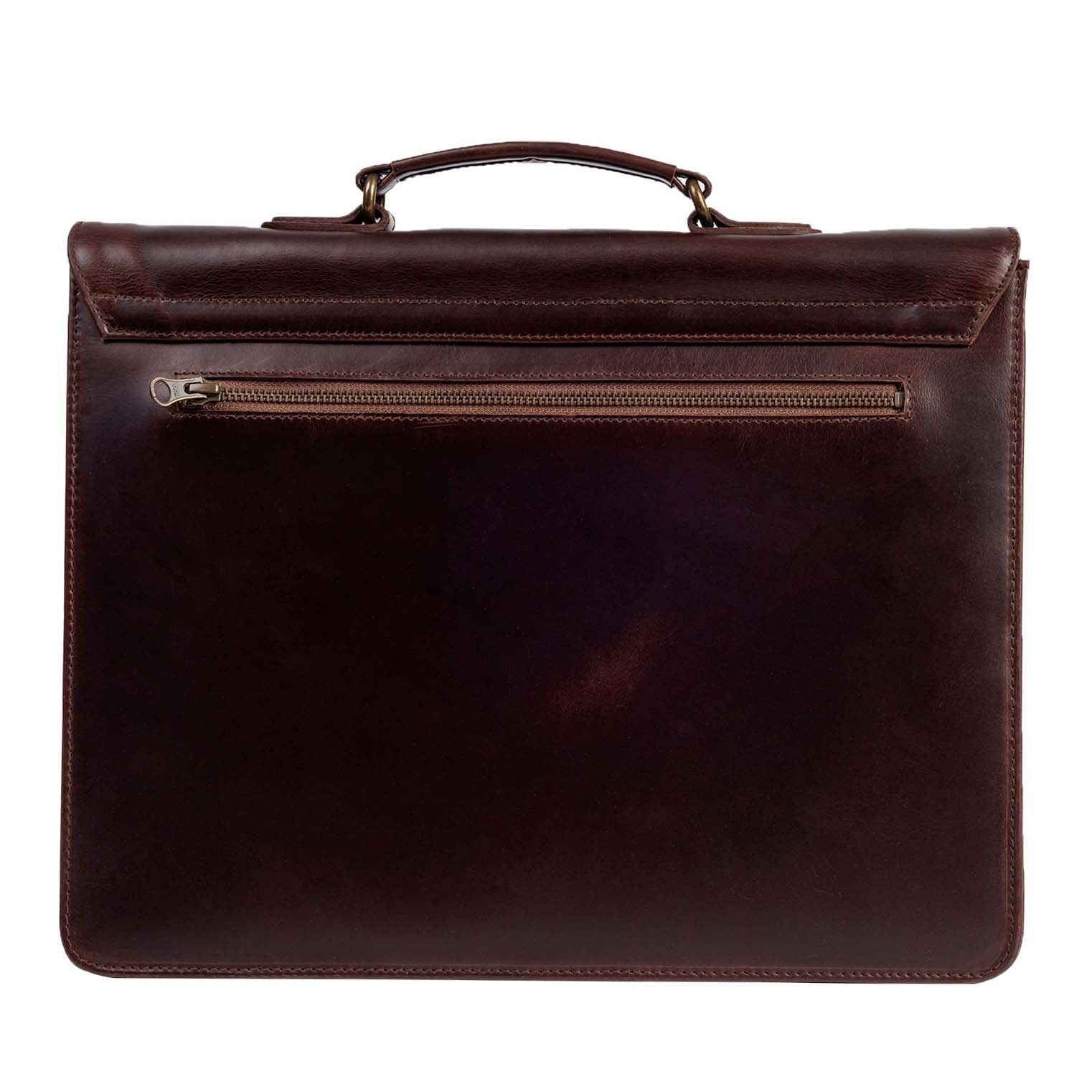 Oscar Laptop Bag Crazy Brown - Habitt