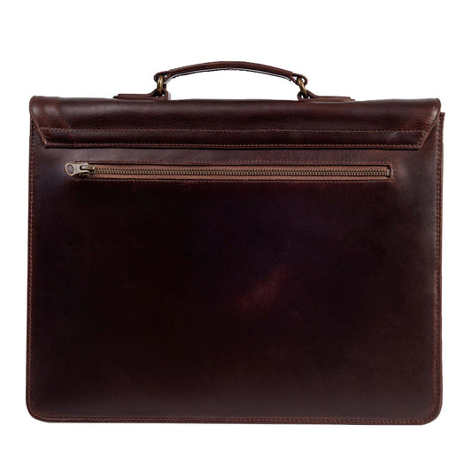 Oscar Laptop Bag Crazy Brown - Habitt