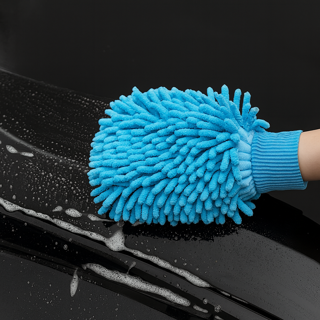 1Pc Single-Sided Microfiber Duster Glove – Soft Cleaning Mitt for Cars & Home - Habitt
