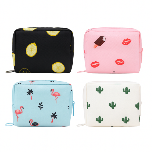 1PC Multipurpose Waterproof Travel Pouch – Portable Cosmetic & Accessory Organizer (Assorted Designs) - Habitt