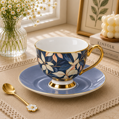 12 PCS Cup & Saucer Set – Classic Tea & Coffee Serving Collection