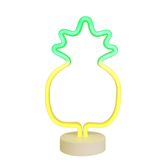Neon Pineapple LED Light – Decorative Night Lamp for Bedroom, Living Room & Parties - Habitt
