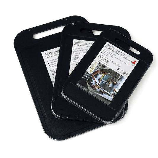 Black Cutting Board  – Large, Medium & Small (40x27cm, 35x23cm, 29x20cm) - Habitt
