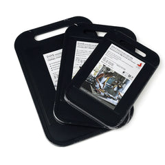 Black Cutting Board  – Large, Medium & Small (40x27cm, 35x23cm, 29x20cm) - Habitt
