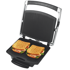 Alpina SF-6021 Panini Press 4 Slice | Non-Stick Electric Sandwich & Grill Press for Home Kitchen - Habitt