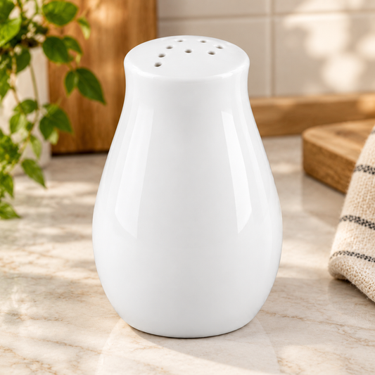 Salt Shaker – White Tabletop Seasoning