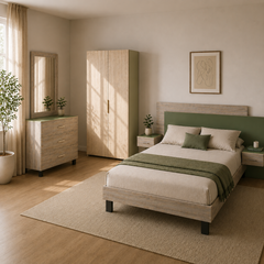 Hyphen Bedroom Set – Bed, Dresser & 2 Door Wardrobe
