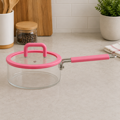 1800ML Glass Saucepan with Lid | Saucepan