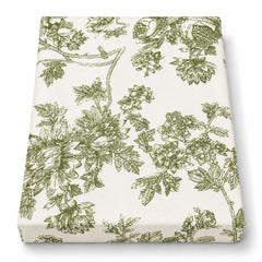 linear olive Double Bed Sheet 96x102"