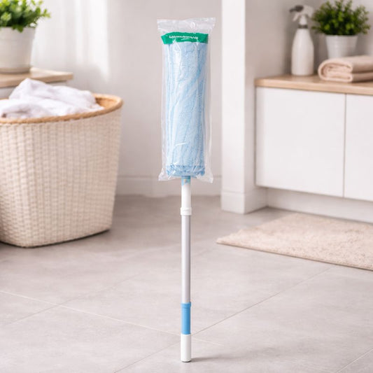 Heavy Duty Mop with Absorbent Towel Head – Assorted Colors | Durable Floor Cleaning Mop - Habitt
