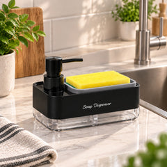 Soap Pump And Sponge Caddy | Kitchen Sink Organizer