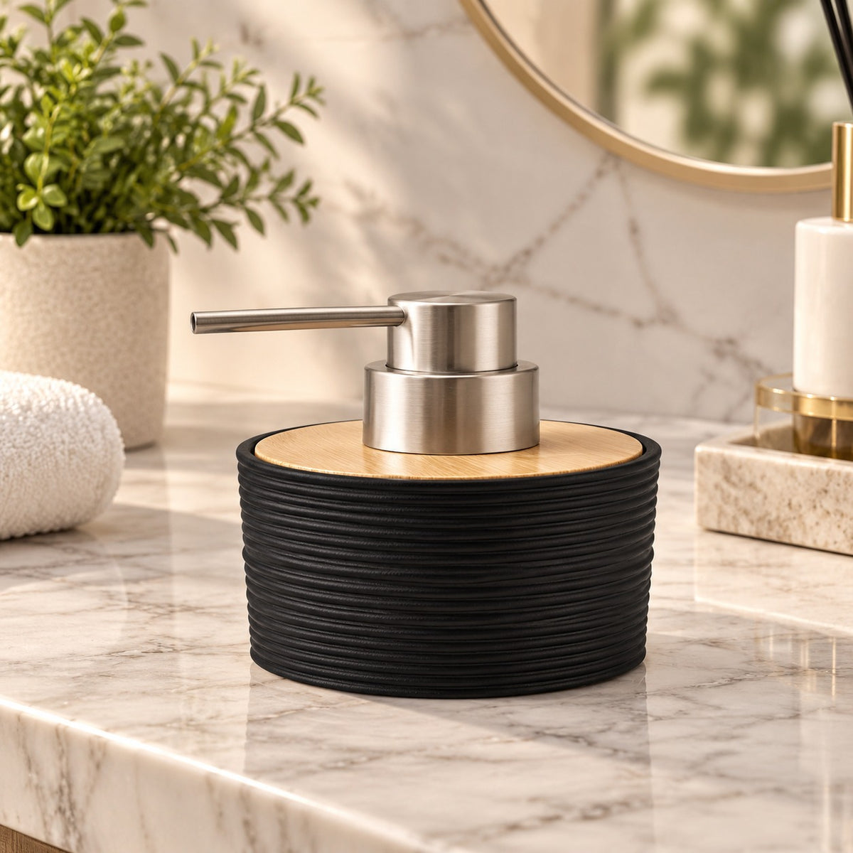 Plastic Liquid Dispenser Black | Modern Liquid Storage Dispenser