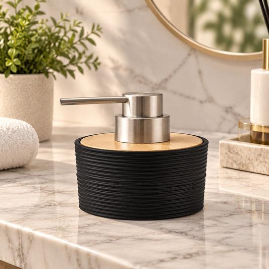 Plastic Liquid Dispenser Black | Modern Liquid Storage Dispenser