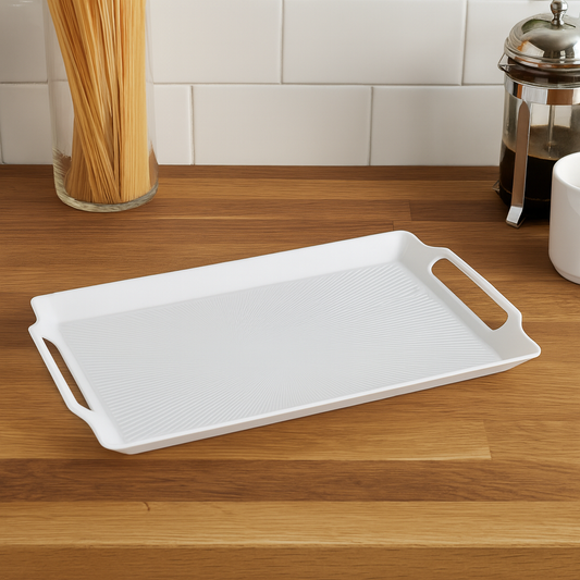 Presentation Serving Tray – Lightweight, Durable, Non-Slip Tray with Integrated Handles for Stylish Food & Drink Service - Habitt