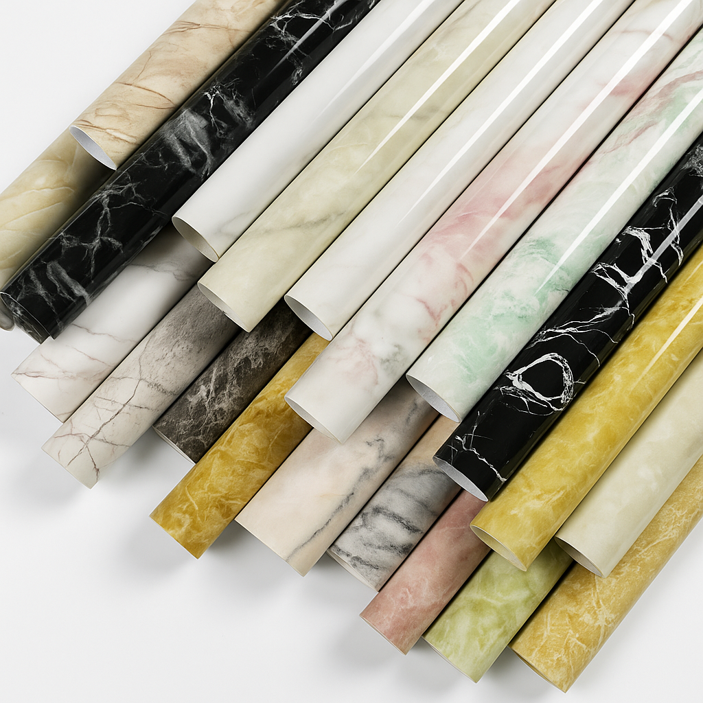 2 Meter Marble Sticker Sheet Adhesive Wallpaper Roll - Habitt