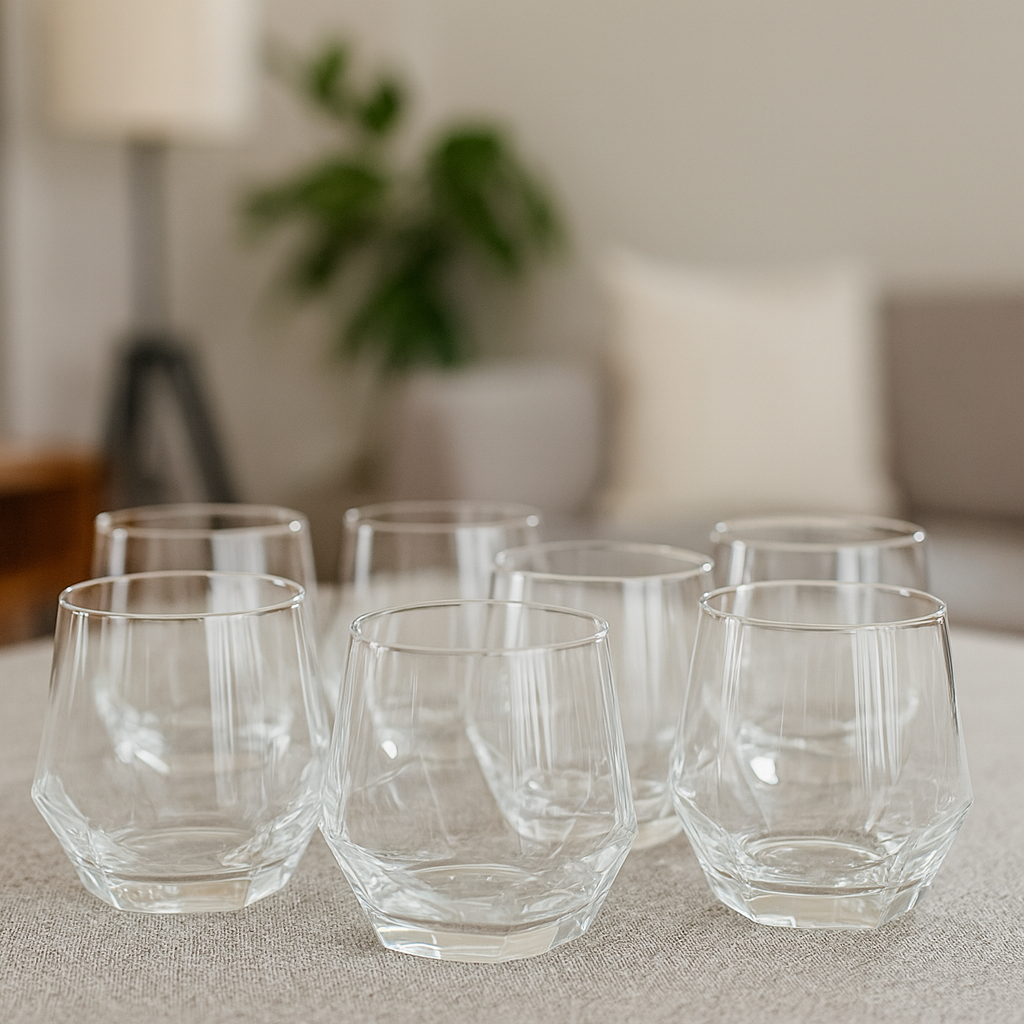 Premium Clear Tumbler Glass 340 ml - Habitt