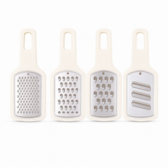 3PCS Grater Multi-Purpose Stainless Steel Kitchen Grater Set for Cheese, Vegetables & Fruits - Habitt