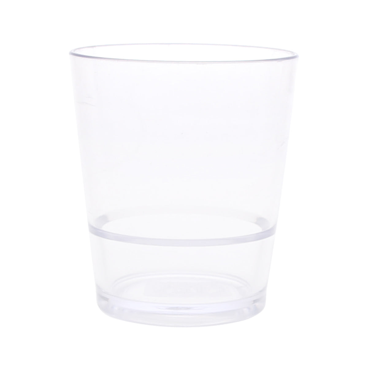 Acrylic Drinking Glass with Ring Design – Transparent, Durable & Lightweight - Habitt