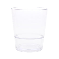 Acrylic Drinking Glass with Ring Design – Transparent, Durable & Lightweight - Habitt