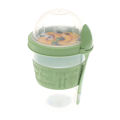 Portable Yogurt Cup with Spoon – BPA‑Free Snack Container for Yogurt, Parfaits & On‑the‑Go Snacks - Habitt