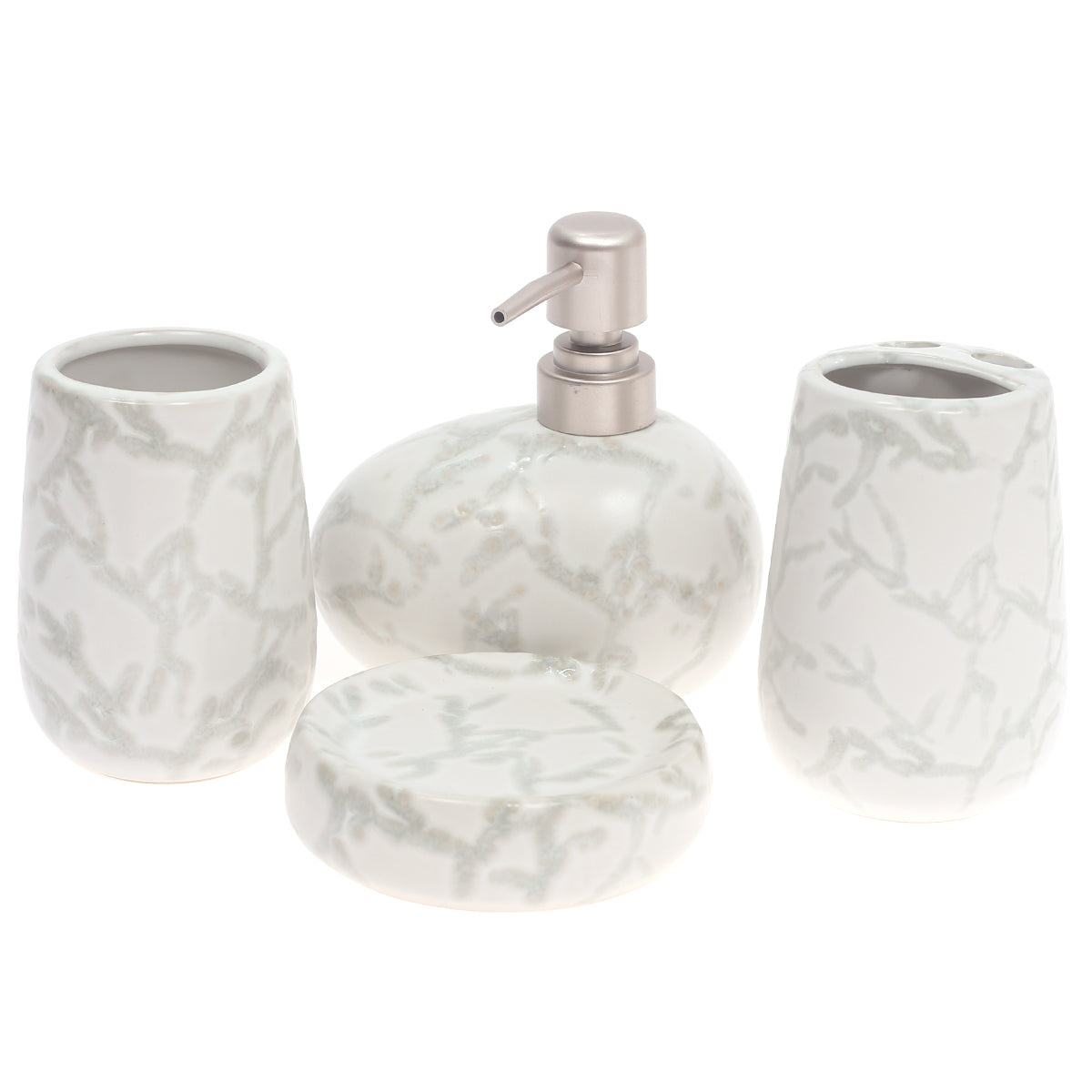 Bath Set White.JY012 - Habitt