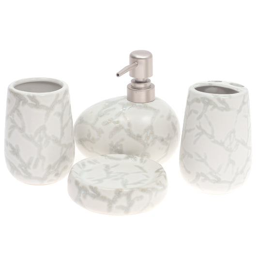 Bath Set White.JY012 - Habitt