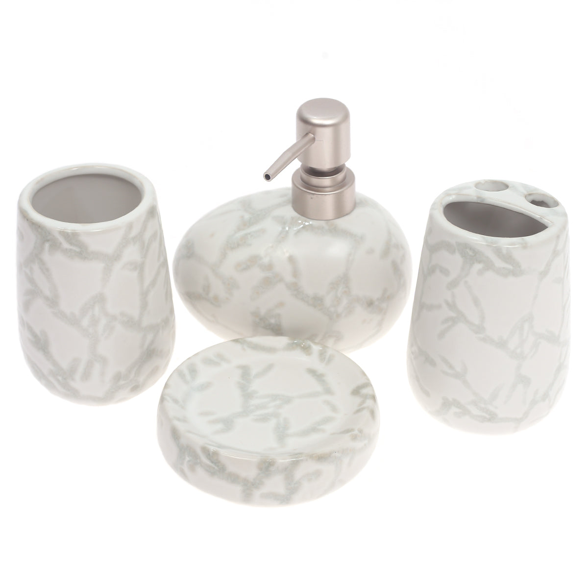 Bath Set White.JY012 - Habitt