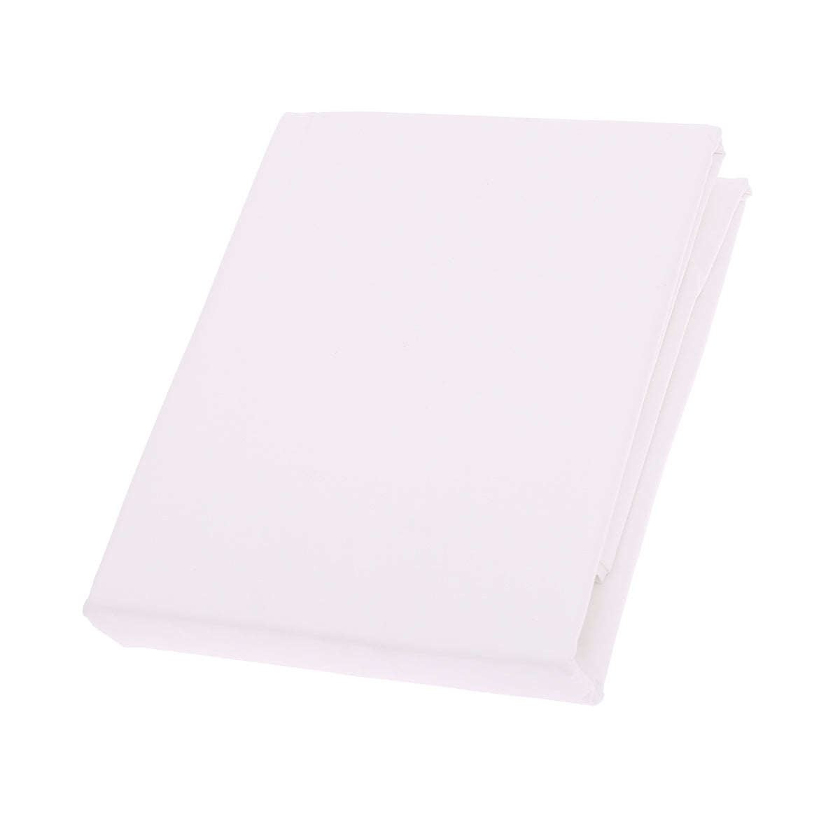 White Dyed PC Double Bed Sheet 96x102 - Habitt